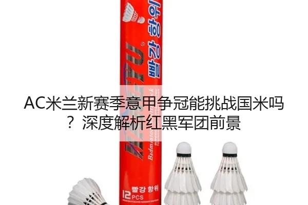 AC米兰新赛季意甲争冠能挑战国米吗？深度解析红黑军团前景